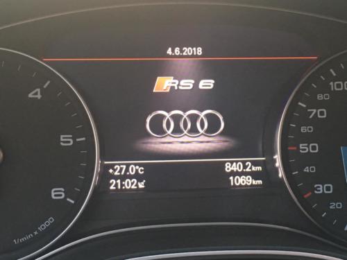 Audi RS6 virtual cockpit
